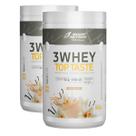 Kit 2 3Whey Top Taste 900g Concentrado Isolado Hidrolisada