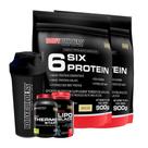 Kit 2 6 Six Protein 900G+ Thermo Start 120G Limão