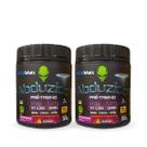 Kit 2 Abduzido Pré treino Beta Alanina L arginina L taurina L tirosina e Cafeína 300g sabor Guaraná com Açaí Fisionutri Kit 2 Abduzido Pré treino Beta Alanina L arginina L taurina L tirosina e Cafeína 300g sabor Guaraná com Açaí Fisionutri