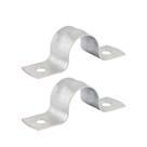 Kit 2 Abraçadeira Tipo U De Aço Fixação De Canos Tubos 3/4" 25mm