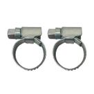 Kit 2 Abraçadeiras Aço Galvanizado 12 X 16 mm Espessura 9mm Londribor