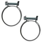 Kit 2 Abraçadeiras Mangote Aço Galvanizado 99x107mm 32mm de Largura Londribor