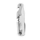 Kit 2 Abridor Garrafa Com Saca Rolha De Inox 4 Em 1
