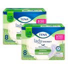 Kit 2 Absorvente para Incontinência Urinária Tena Lady Discreet Normal 8 Unidades