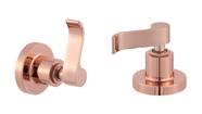 Kit 2 Acabamento Registro Alavanca Rose Gold Banheiro Padrão Deca C77
