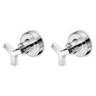 Kit 2 Acabamentos de Registro Base Deca 1/2", 3/4" e 1" Up Celite