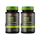 Kit 2 - Ácido Fólico, Ferro e Vitamina B12 - 70 cápsulas - Omix