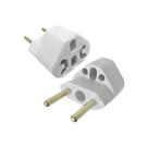 Kit 2 adaptador de tomada universal benjamin bob love plug 10A e 20A, compatível com diversos aparelhos até 220v.