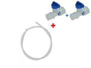Kit 2 Adaptador Plast. 1/2x1/2x3/8 c/Registro c/5mt mang 3/8 Kit 2 Adaptador Plast. 1/2x1/2x3/8 c/Registro c/5mt mang 3/8