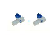 Kit 2 Adaptador Plastico 1/2 x 1/2 p/Mang 3/8 c/Registro Kit 2 Adaptador Plastico 1/2 x 1/2 p/Mang 3/8 c/Registro