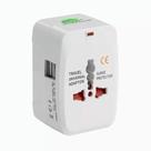 Kit 2 Adaptador Tomada Universal Para Viagem Internacional