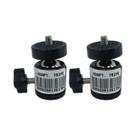 Kit 2 Adaptador Tripé Rosca 3/8 ¼ Rotação 90 E 360 Esférica Portátil Utilizado Diversos Equipamentos Instrutherm Kit 2 Adaptador Tripé Rosca 3/8 ¼ Rotação 90 E 360 Esférica Portátil Utilizado Diversos Equipamentos Instrutherm