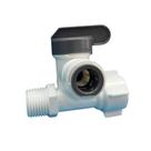 Kit 2 Adaptador Válvula Conexão para Purificador de Água 1/2” com Registro Tanque