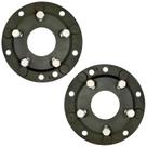 Kit 2 Adaptadores De Roda 5x205mm P/ 5x130mm C/ Prisioneiros