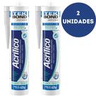 Kit 2 Adesivo Acrilico Selador De Trincas Cola Molduras 425G