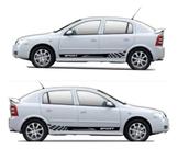 Kit 2 Adesivo Carro Astra Chevrolet Faixas Laterais Em Vinil