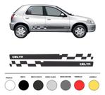 Kit 2 Adesivo Carro Compatível Chevrolet Celta Faixa Lateral
