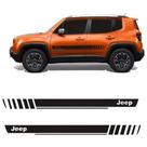 Kit 2 Adesivo Carro Faixas Laterais Compatível Com O Jeep