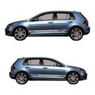 Kit 2 Adesivo Carro Faixas Laterais Do Golf Volkswagen