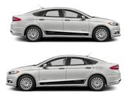 Kit 2 Adesivo Carro Fusion Ford Faixas Laterais Compatível