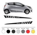 Kit 2 Adesivo Carro Spark Chevrolet Faixa Lateral Compatível