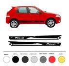 Kit 2 Adesivo Faixas Lateral Compatível Fiat Novo Palio