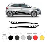 Kit 2 Adesivo Lateral Carro Onix Chevrolet Faixa Em Vinil