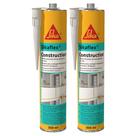 Kit 2 Adesivo Sikaflex Construction Construção Branco 300ml