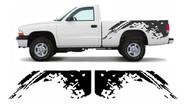 Kit 2 Adesivos Lateral Caçamba Compatível Dodge Dakota