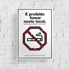 Kit 2 Adesivos Proibido Fumar 20cmx14cm