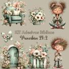 Kit 2 Adesivos Scrapbook Biblia Journal A5 Proverbios 24:2 Bible Journaling Kit 2 Adesivos Scrapbook Biblia Journal A5 Proverbios 24:2 Bible Journaling