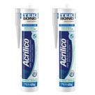 Kit 2 Adesivos Selante Acrílico Siliconado Sela Trincas - Tekbond