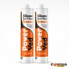 Kit 2 Adesivos Selantes Base D'Água Branco Power Ved para Vedação de Móveis e Madeira