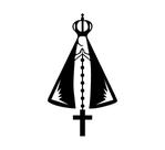 KIT 2 ADESIVOS TERÇO SANTA NOSSA SENHORA 1119(0,20 x 0,11cm)