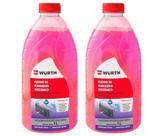 Kit 2 Aditivo Fluido Para Radiador Orgânico Rosa Pronto Para Uso Wurth