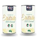 kIT 2 Adoçante Eritritol 100% Natural Sem Glúten 300gr
