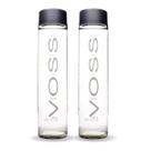 Kit 2 Água Voss Sem Gás Norueguesa Garrafa de Vidro 800ml