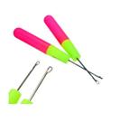 Kit 2 Agulhas para Trança Microlink Crochet Braids Trava Gancho