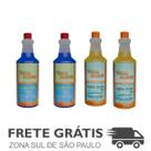 Kit 2 Algicida S/ Cobre + 2 Floculante Clarifica Aqua Marine Kit 2 Algicida S/ Cobre + 2 Floculante Clarifica Aqua Marine