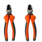 Kit 2 Alicate De Corte Diagonal Polido 8" Polegadas Shark Blue