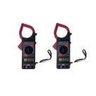 Kit 2 Alicate Volt Amperímetro Digital Corrente Resistência Tensão Continuidade Va-750 Portátil Instrutherm Ponta Prova