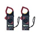 Kit 2 Alicate Volt Amperímetro Digital Tensão Continuidade Corrente Resistência Temperatura Va-760 Portátil Instrutherm