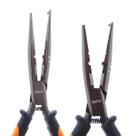 Kit 2 Alicates De Bico Longo Reto P/ Pesca 8,5 e 7,5pol