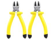 Kit 2 Alicates de Corte Diagonal Cabo Emborrachado 8" (20cm) - HM34