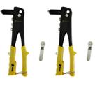 Kit-2 Alicates Rebitadores Manual 4 Bicos Rebitadeira POP Profissional Fertak com Chave