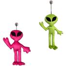 Kit 2 Alienígena ET de Pelúcia 40cm Com Ventosa de Vidro Mascote dos Caminhoneiros - 815