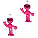 Kit 2 Alienígena ET de Pelúcia 40cm Com Ventosa de Vidro Mascote dos Caminhoneiros - 815