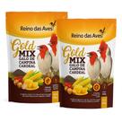 Kit 2 Alimento Ração Galo de Campina Cardeal 500g Cada