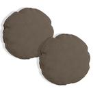 Kit 2 Almofadas Bolacha Redonda Cookie 50x50 cm Boucle - 7 Decor
