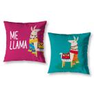 Kit 2 Almofadas Cheias 40cm x 40cm Decorativas Estampadas Sala Sofá Quarto Kit 2 Almofadas Cheias 40cm x 40cm Decorativas Estampadas Sala Sofá Quarto